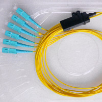 6 Fiber SC/UPC Ribbon Fanout Pigtails OS2 9/125 Singlemode