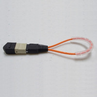 12 Fiber MTP/UPC Loopback Patch Cord OM2 50/125 Multimode