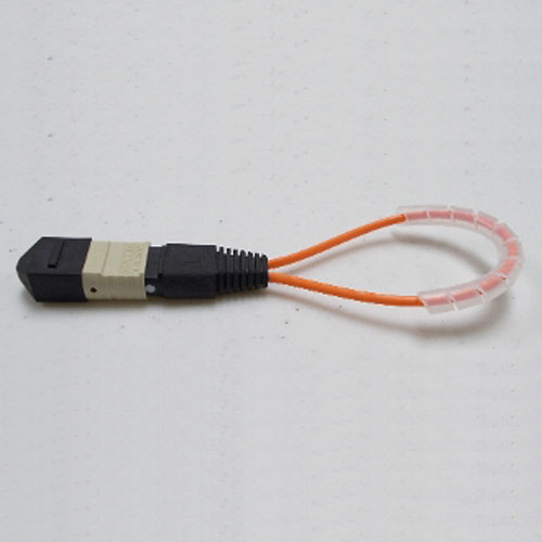 12 Fiber MTP/UPC Loopback Patch Cord OM1 62.5/125 Multimode