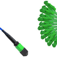 Armored 12 Fiber MTP/APC-E2000/APC Fanout Cable OS2 9/125 Singlemode