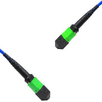 Armored 12 Fiber MTP/APC to MTP/APC Patch Cord OS2 9/125 Singlemode