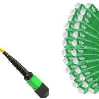 24 Fiber MPO/APC to SC/APC Fanout Patch Cord OS2 9/125 Singlemode