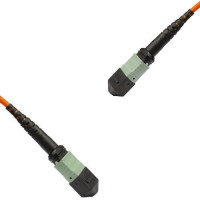 12 Fiber MPO/UPC to MPO/UPC Patch Cord OM1 62.5/125 Multimode