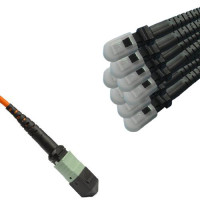16 Fiber MPO/UPC to MTRJ/UPC Fanout Patch Cord OM1 62.5/125 Multimode