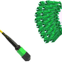 16 Fiber MTP/APC to LC/APC Fanout Patch Cord OS2 9/125 Singlemode