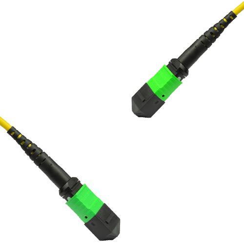 8 Fiber MTP/APC to MTP/APC Patch Cord OS2 9/125 Singlemode