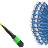 24 Fiber MTP/APC to SC/UPC Fanout Patch Cord OS2 9/125 Singlemode