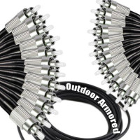 12 Fiber Outdoor Armored Patch Cord FC/UPC-FC/UPC OM1 62.5/125 MMF