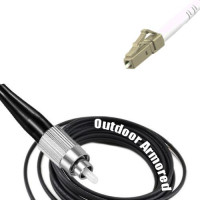 Simplex Outdoor Armored Patch Cord FC/UPC-LC/UPC OM1 62.5/125 MMF