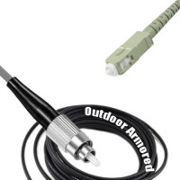Simplex Outdoor Armored Patch Cord FC/UPC-SC/UPC OM2 50/125 Multimode