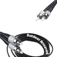 Duplex Outdoor Armored Patch Cord FC/UPC-ST/UPC OM1 62.5/125 Multimode