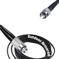 Simplex Outdoor Armored Patch Cord FC/UPC-ST/UPC OM1 62.5/125 MMF