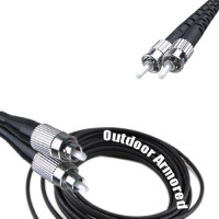Duplex Outdoor Armored Patch Cord FC/UPC - ST/UPC OM2 50/125 Multimode
