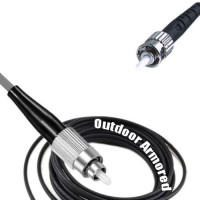 Simplex Outdoor Armored Patch Cord FC/UPC-ST/UPC OM2 50/125 Multimode