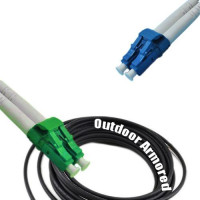 Duplex Outdoor Armored Patch Cord LC/APC - LC/UPC OS2 9/125 Singlemode