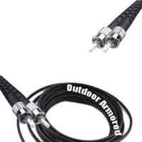 Duplex Outdoor Armored Patch Cord ST/UPC-ST/UPC OM1 62.5/125 Multimode