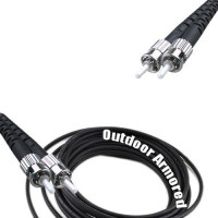 Duplex Outdoor Armored Patch Cord ST/UPC - ST/UPC OM2 50/125 Multimode