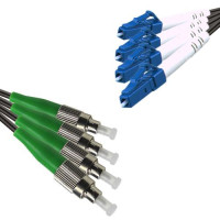 Outdoor Drop Cable 4 Fiber FC/APC to LC/UPC G657A 9/125 Singlemode