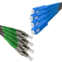 Outdoor Drop Cable 4 Fiber FC/APC to SC/UPC G657A 9/125 Singlemode