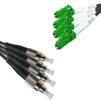 Outdoor Drop Cable 4 Fiber FC/UPC to LC/APC G657A 9/125 Singlemode