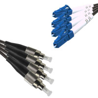 Outdoor Drop Cable 4 Fiber FC/UPC to LC/UPC G657A 9/125 Singlemode