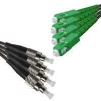 Outdoor Drop Cable 4 Fiber FC/UPC to SC/APC G657A 9/125 Singlemode