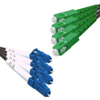 Outdoor Drop Cable 4 Fiber LC/UPC to SC/APC G657A 9/125 Singlemode