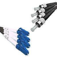 Outdoor Drop Cable 4 Fiber LC/UPC to ST/UPC G657A 9/125 Singlemode