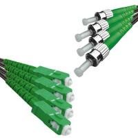 Outdoor Drop Cable 4 Fiber SC/APC to ST/APC G657A 9/125 Singlemode