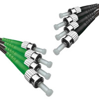 Outdoor Drop Cable 4 Fiber ST/APC to ST/UPC G657A 9/125 Singlemode