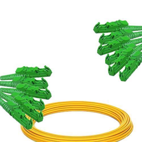 6 Fiber E2000/APC to E2000/APC Patch Cord OS2 9/125 Singlemode