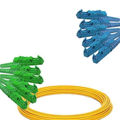 6 Fiber E2000/APC to E2000/UPC Patch Cord OS2 9/125 Singlemode