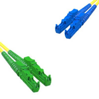 E2000/APC to E2000/UPC Patch Cord OS2 9/125 Singlemode Duplex