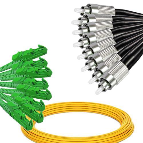 8 Fiber E2000/APC to FC/UPC Patch Cord OS2 9/125 Singlemode