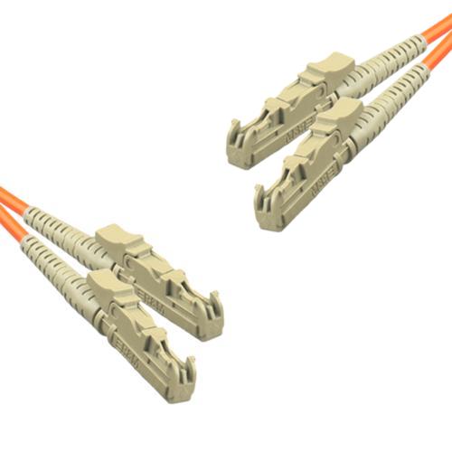 E2000/UPC to E2000/UPC Patch Cord OM1 62.5/125 Multimode Duplex