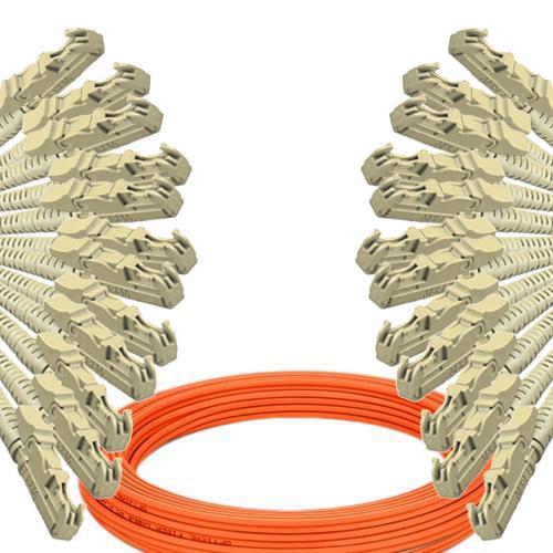 12 Fiber E2000/UPC to E2000/UPC Patch Cord OM2 50/125 Multimode