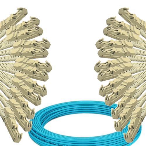 12 Fiber E2000/UPC to E2000/UPC Patch Cord OM4 50/125 Multimode