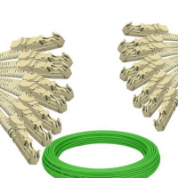 8 Fiber E2000/UPC to E2000/UPC Patch Cord OM5 50/125 Multimode