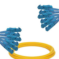 6 Fiber E2000/UPC to E2000/UPC Patch Cord OS2 9/125 Singlemode