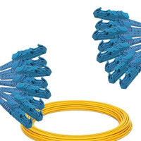 8 Fiber E2000/UPC to E2000/UPC Patch Cord OS2 9/125 Singlemode