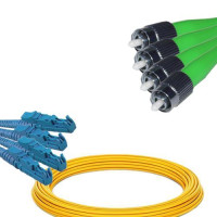 4 Fiber E2000/UPC to FC/APC Patch Cord OS2 9/125 Singlemode