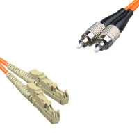 E2000/UPC to FC/UPC Patch Cord OM1 62.5/125 Multimode Duplex