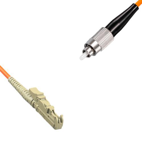 E2000/UPC to FC/UPC Patch Cord OM1 62.5/125 Multimode Simplex
