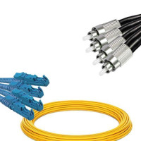 4 Fiber E2000/UPC to FC/UPC Patch Cord OS2 9/125 Singlemode