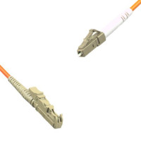 E2000/UPC to LC/UPC Patch Cord OM1 62.5/125 Multimode Simplex