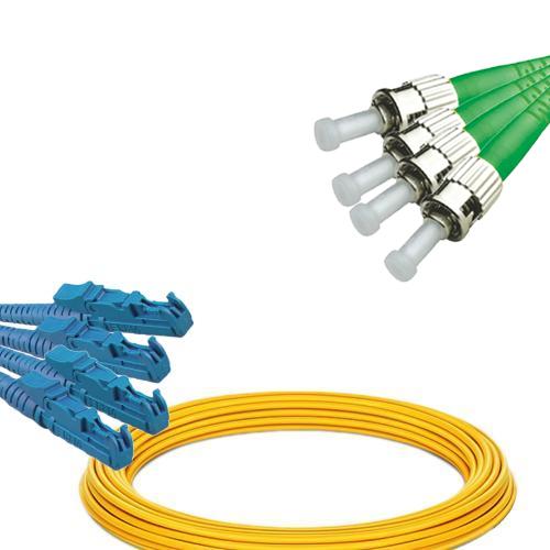 4 Fiber E2000/UPC to ST/APC Patch Cord OS2 9/125 Singlemode
