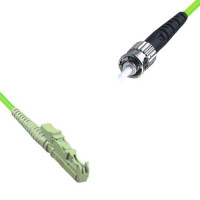 E2000/UPC to ST/UPC Patch Cord OM5 50/125 Multimode Simplex