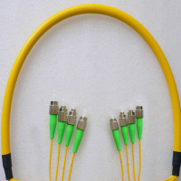 4 Fiber FC/APC to FC/APC Patch Cord OS2 9/125 Singlemode
