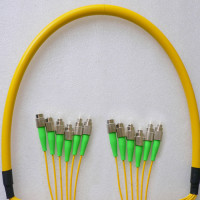 6 Fiber FC/APC to FC/APC Patch Cord OS2 9/125 Singlemode