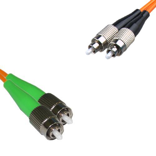 FC/APC to FC/UPC Patch Cord OM2 50/125 Multimode Duplex